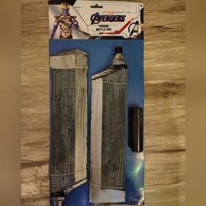 Thanos Battle Axe Marvel Avengers Costume Sword Prop Cosplay NEW